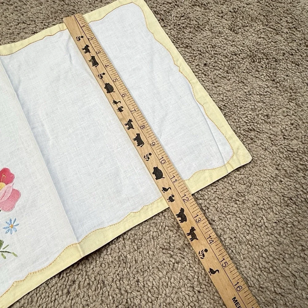 Handmade embroidered floral